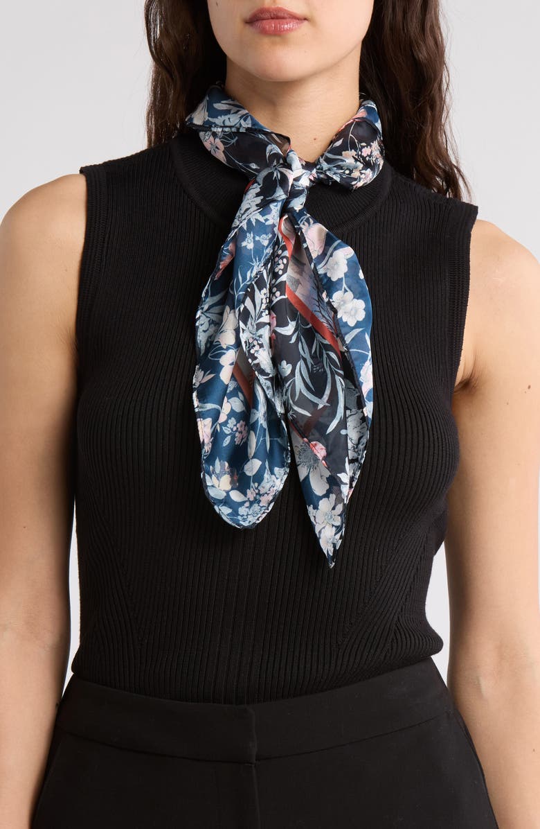 springtime silk square scarf