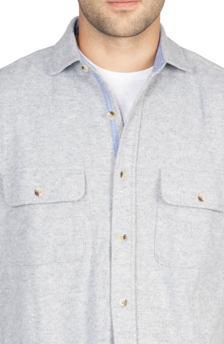 TailorByrd Solid Melange Sweater Shirt, Alternate, color, 
