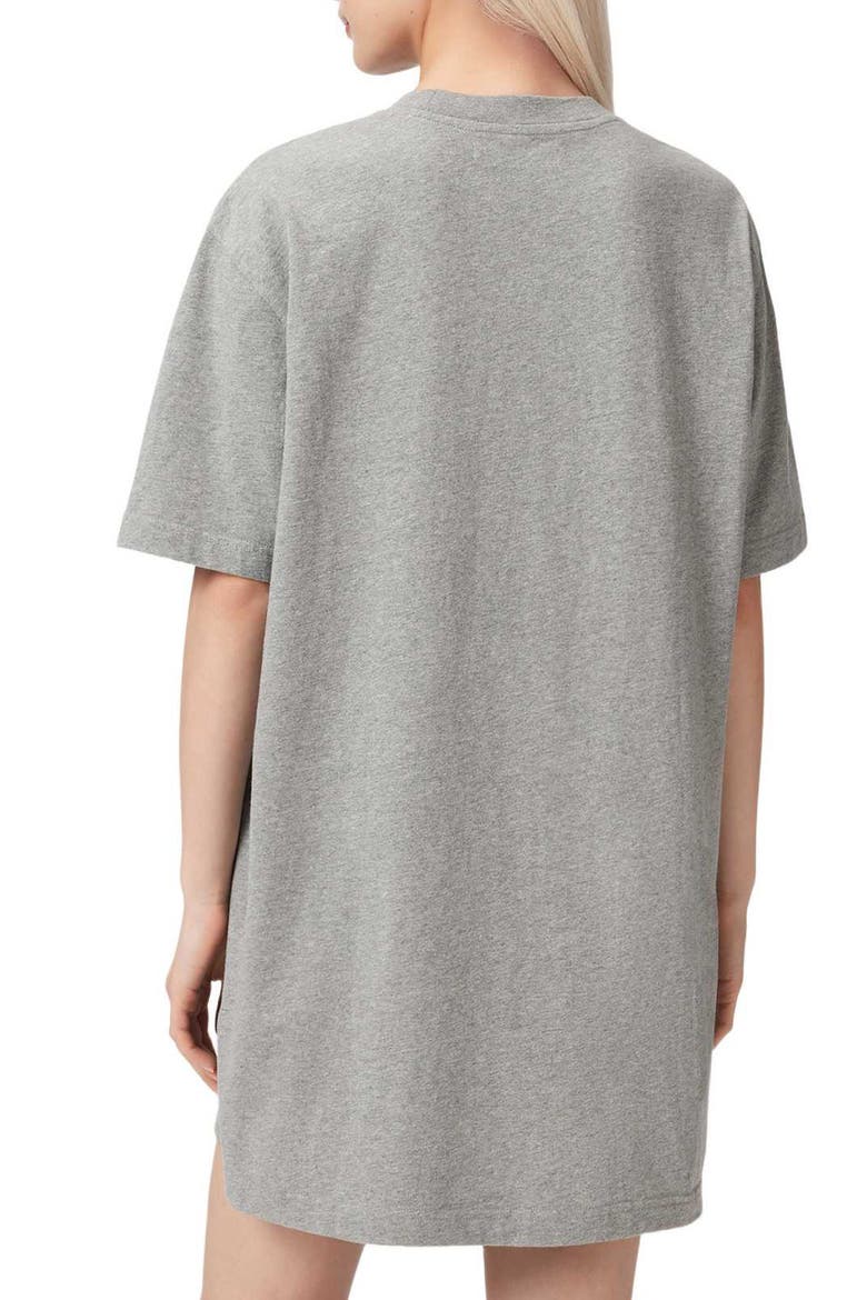 Chains Sequin T-Shirt Dress, Alternate, color, GREY MELANGE