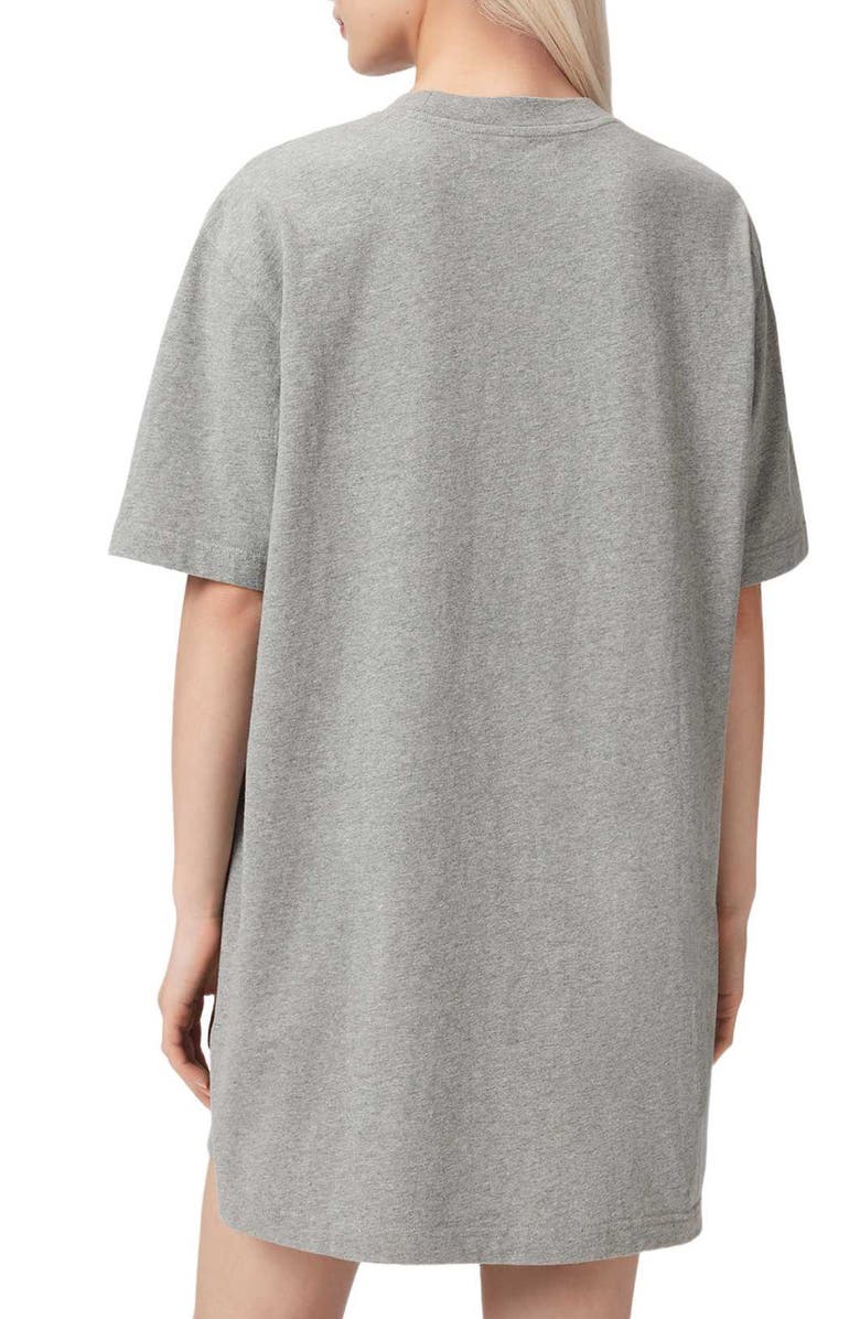 AllSaints Chains Sequin T-Shirt Dress, Alternate, color, Grey Melange