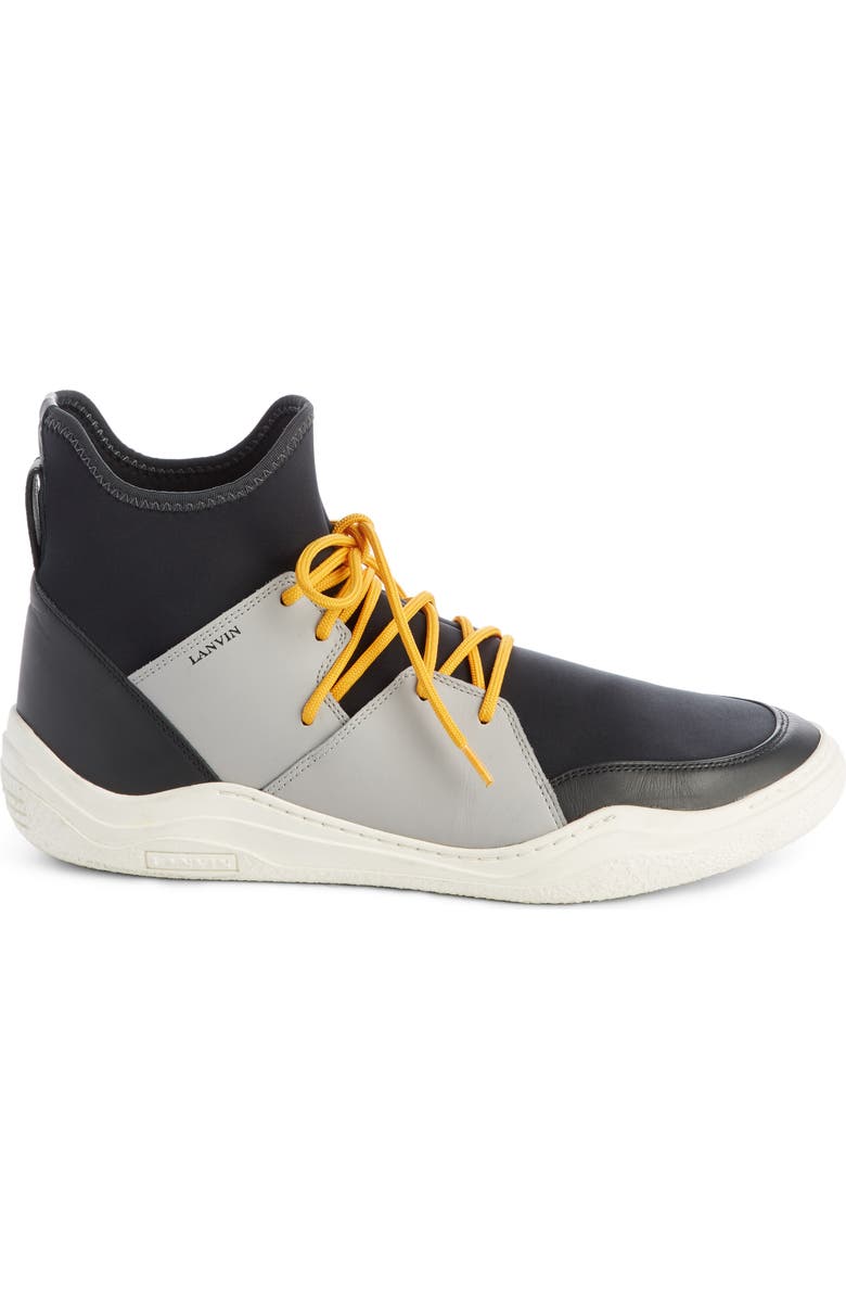 Lanvin High Top Sneaker, Alternate, color,