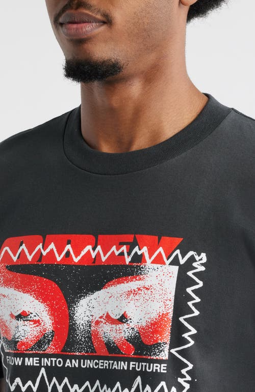 Obey Vital Signs Graphic T-shirt In Gray