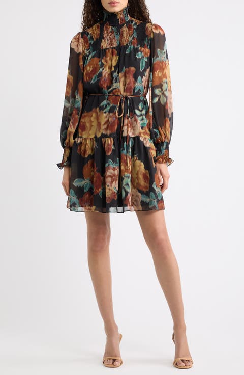 Floral Long Sleeve Dress