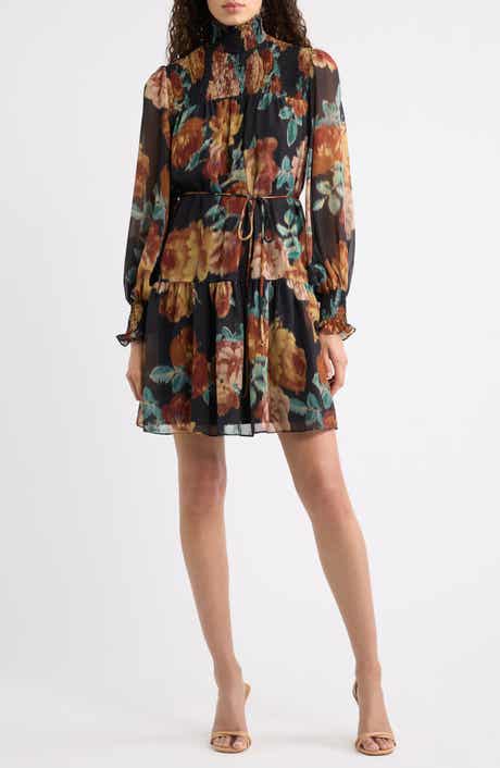 Floral Long Sleeve Dress