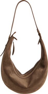 Khaite Augustina Suede Hobo