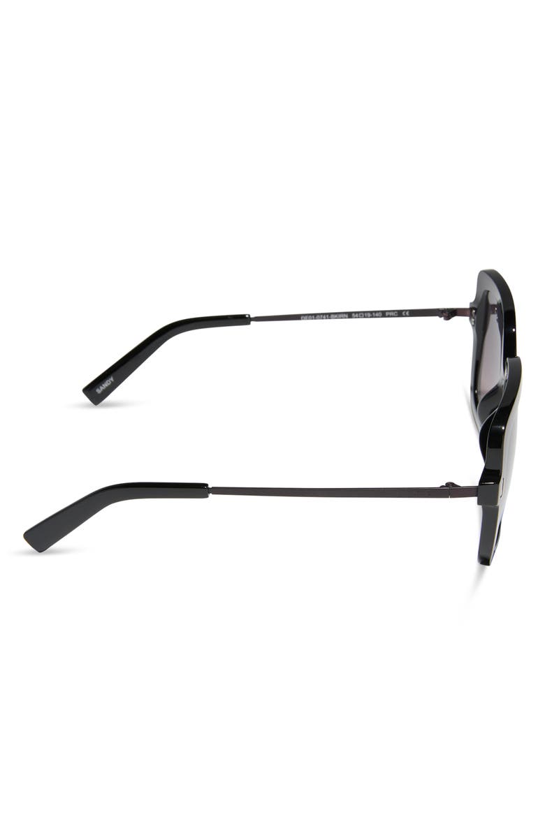 DIFF 54mm Square Sunglasses, Alternate, color, Black Iris