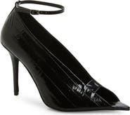 Jeffrey Campbell Inherit Ankle Strap Pointed Peep Toe Sandal