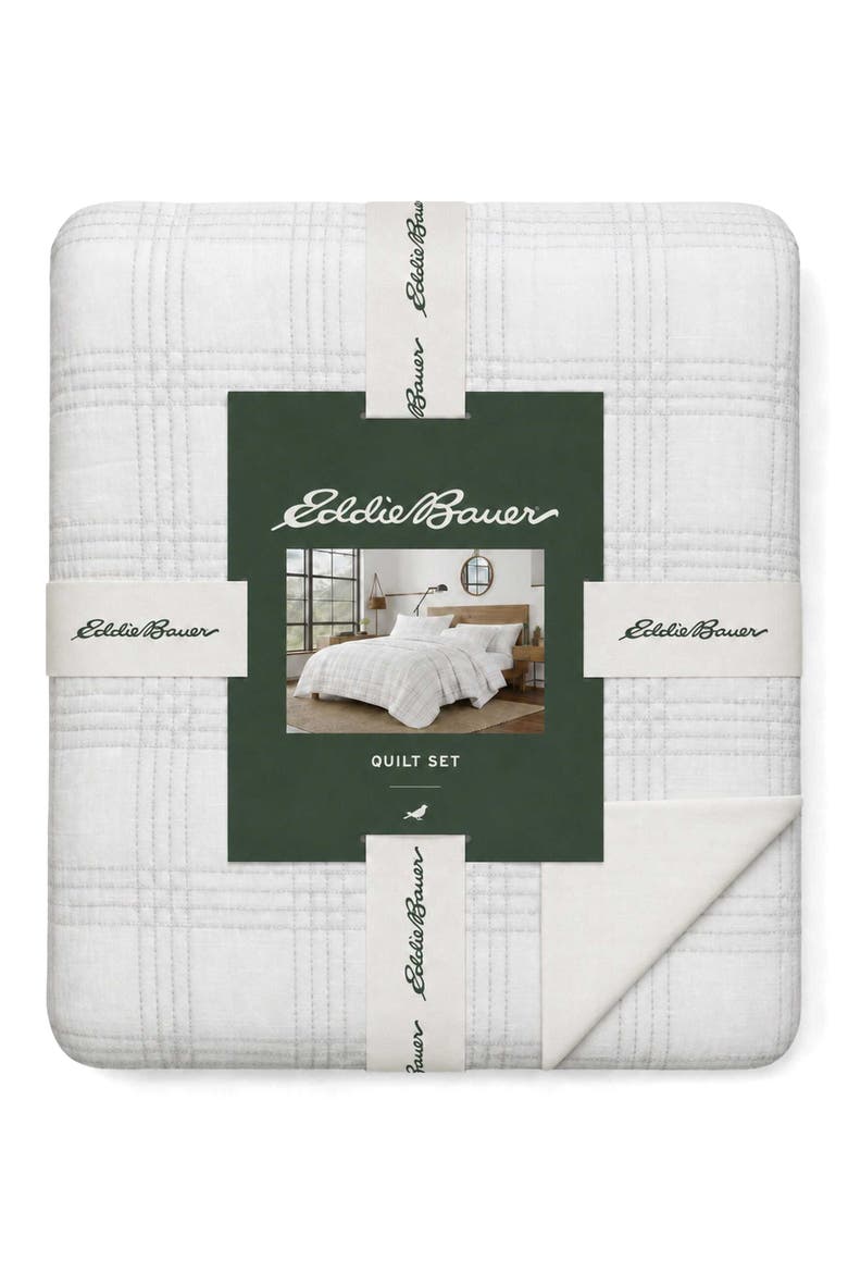 Hendricks Quilt Set, Alternate, color, COCONUT WHITE