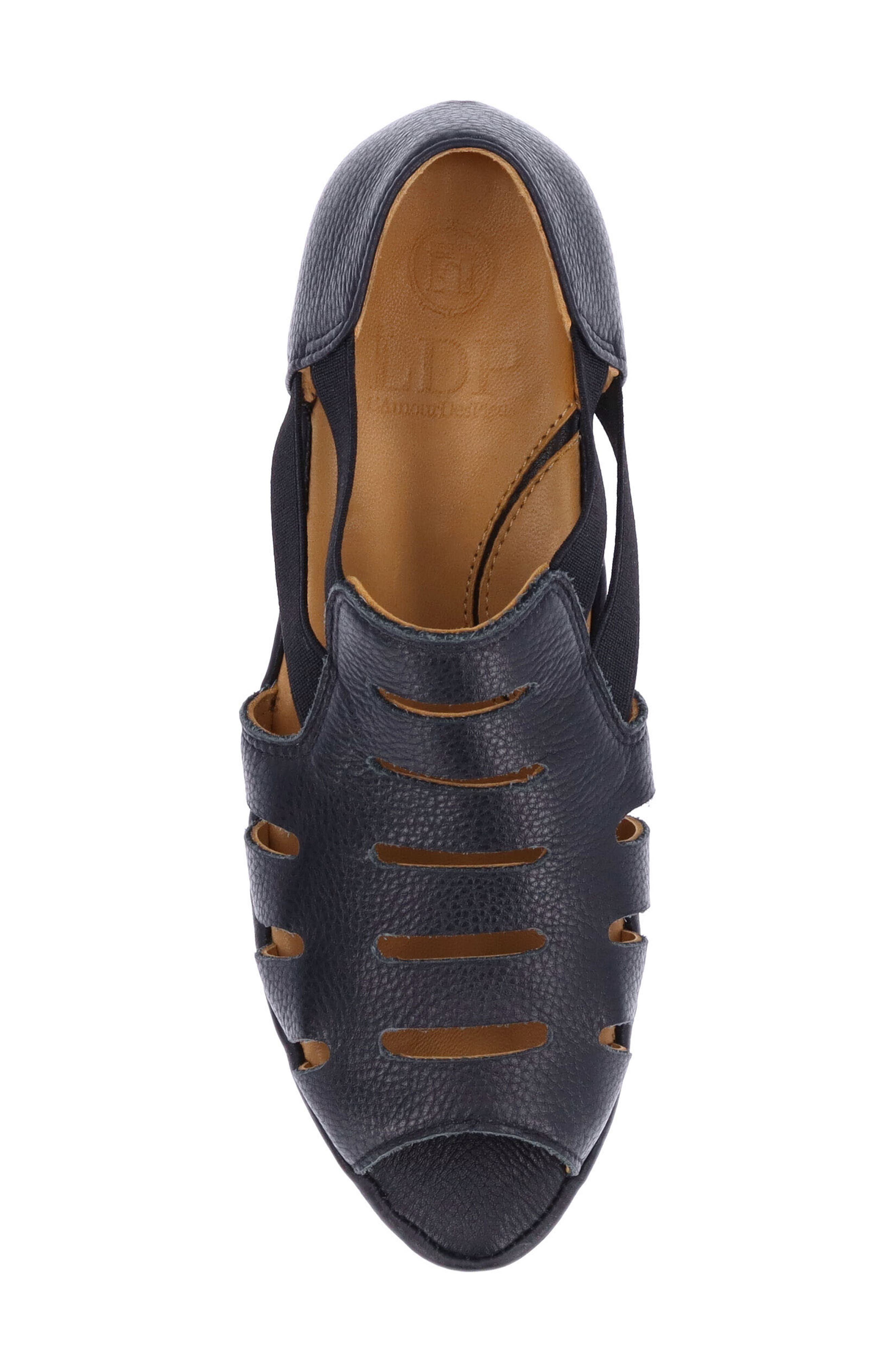 L'Amour des Pieds Bayla Wedge Sandal, Alternate, color, Black