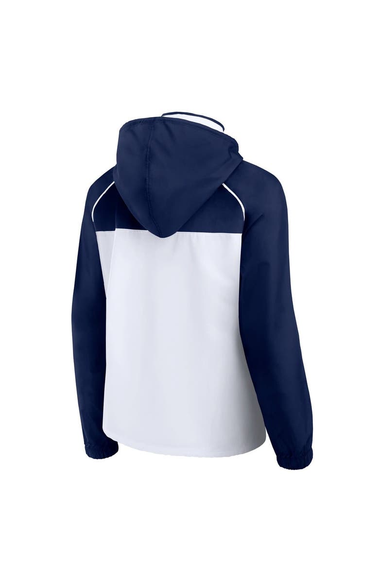 FANATICS Women's Fanatics White Dallas Cowboys Full-Zip Anorak Hoodie Jacket, Alternate, color, 
