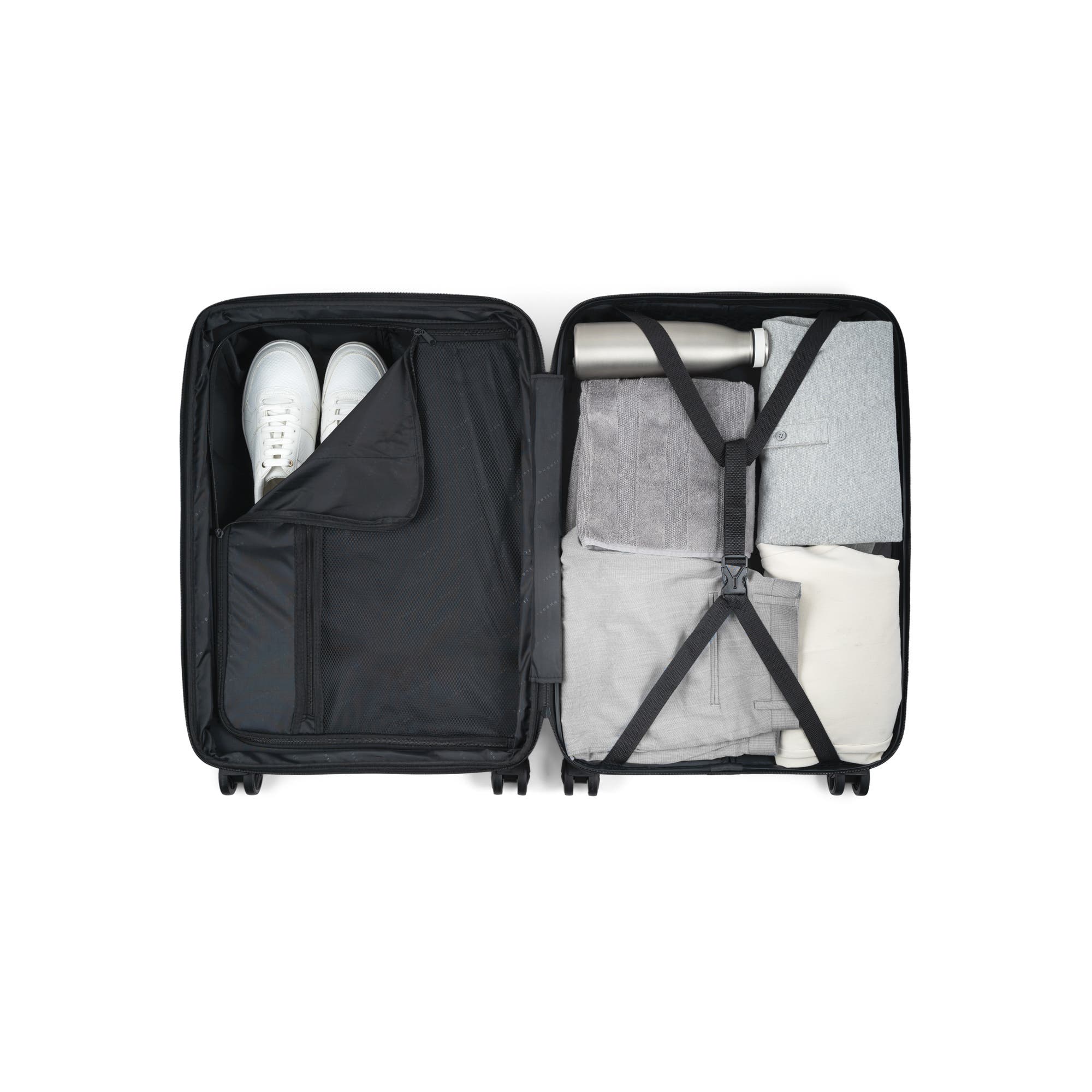 bugatti Nashville Hardside Carry-on with TSA Lock, Alternate, color, Charcoal