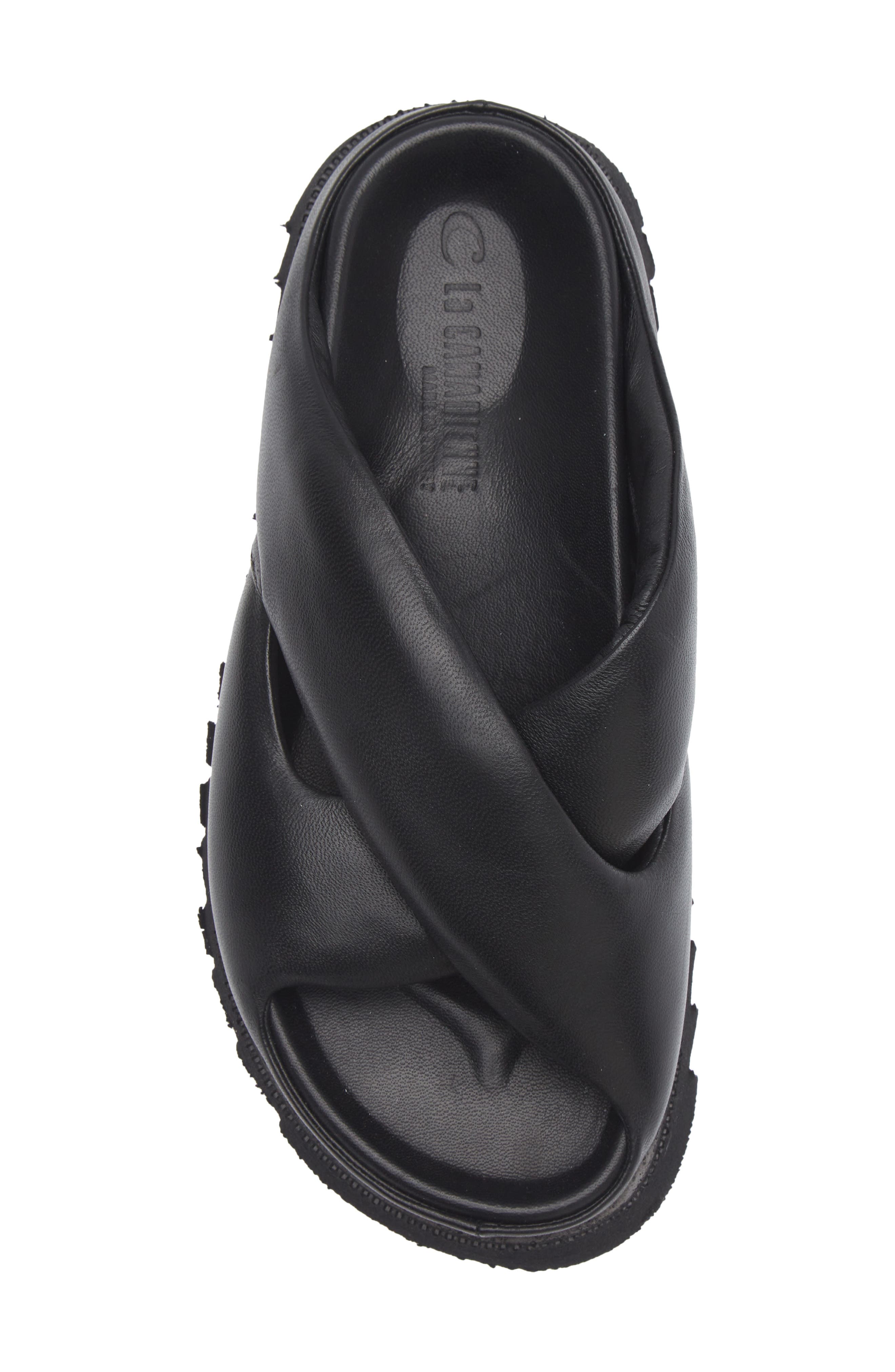 La Canadienne Brittney Slide Sandal, Alternate, color, Black