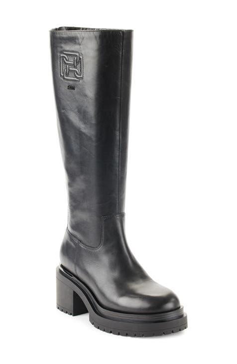 Paloma Logo Knee High Platform Boot (Women)