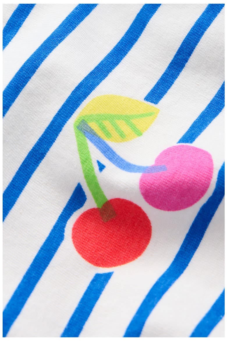 Kids' Breton Tee, Alternate, color, KINGFISHER BLUE CHERRY STRIPE