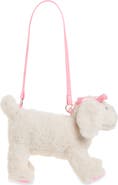 Capelli New York Kids' Puppy Faux Fur Plush Crossbody Bag