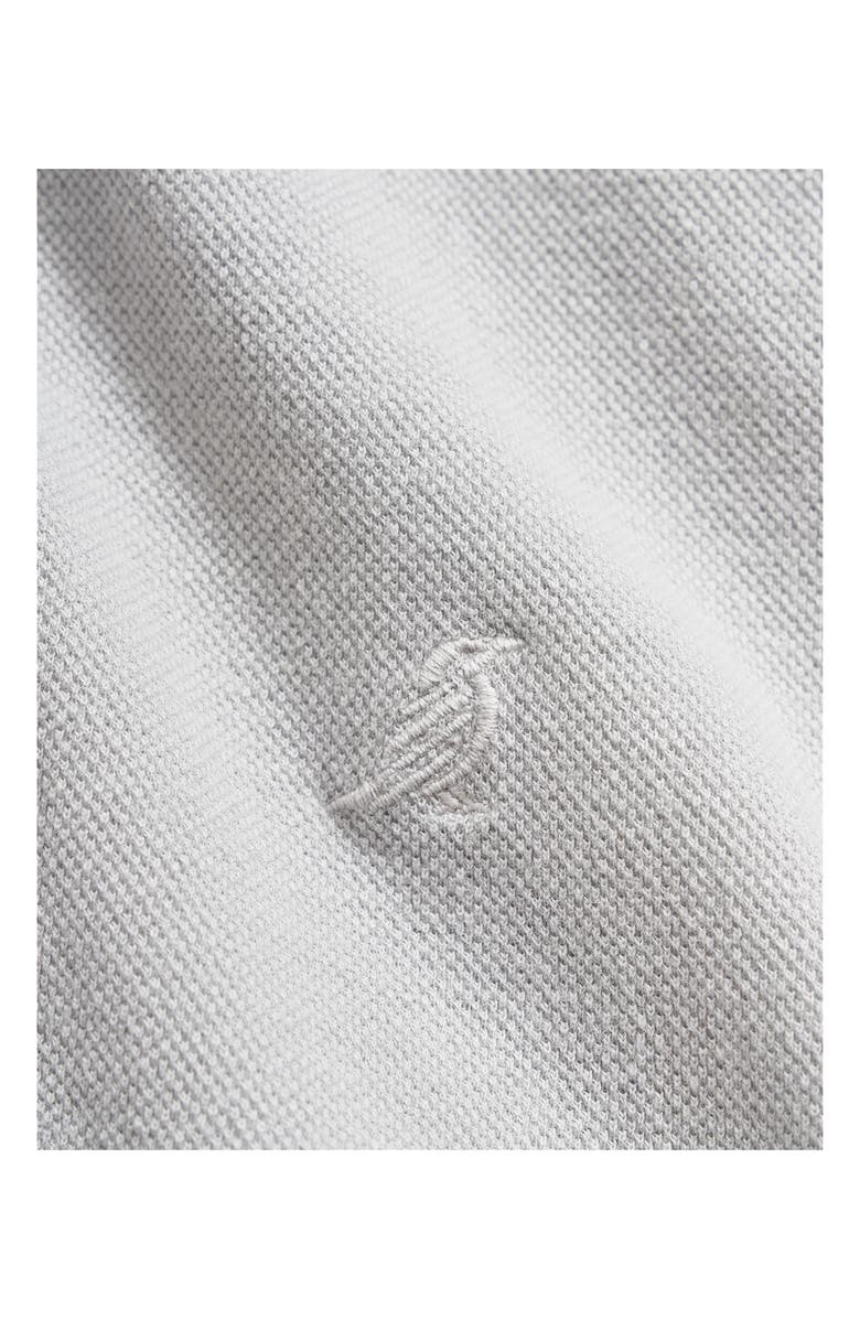 Billy Reid Yellowhammer Cotton & Linen Knit Button-Up Shirt, Alternate, color, Silver