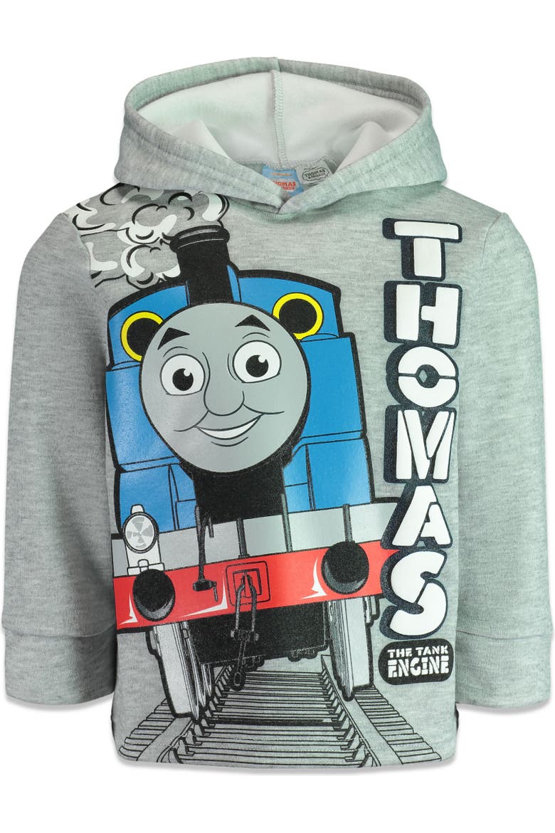 Fleece Hoodie and Pants Set, Alternate, color, Thomas Grey Black