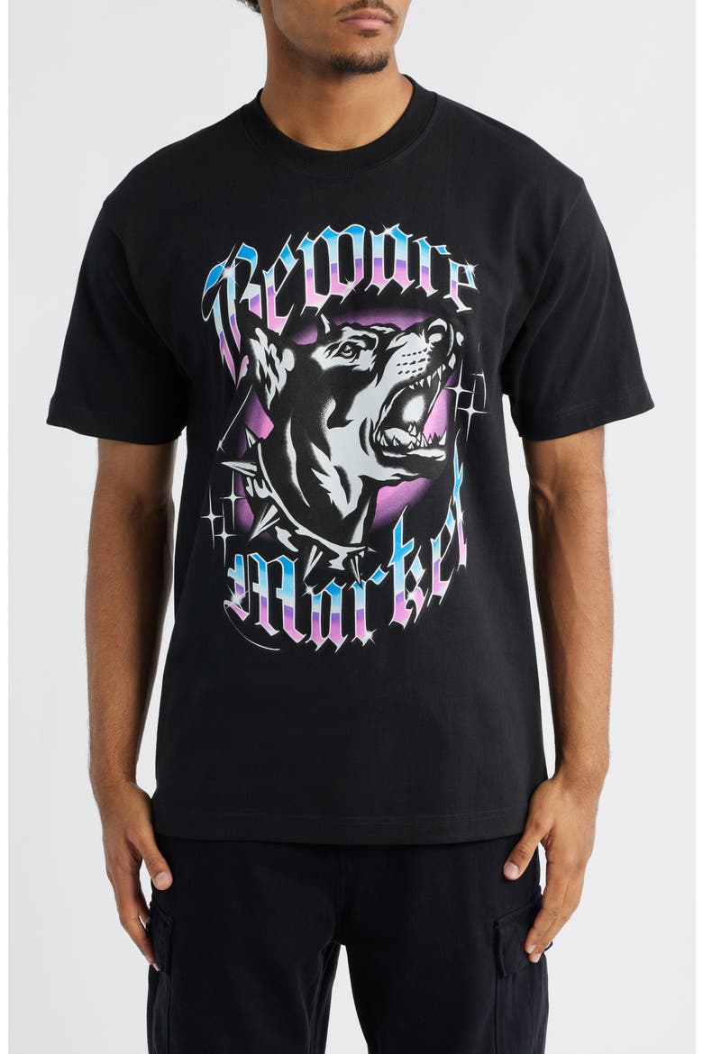 Doberman Graphic T-Shirt (Nordstrom Exclusive), Main, color, BLACK