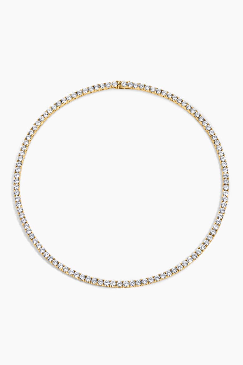 Richie Tennis Necklace, Main, color, Gold