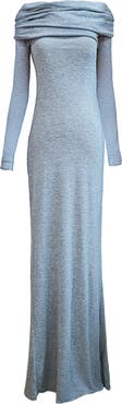 ATS Esme Off Shoulder Maxi Dress