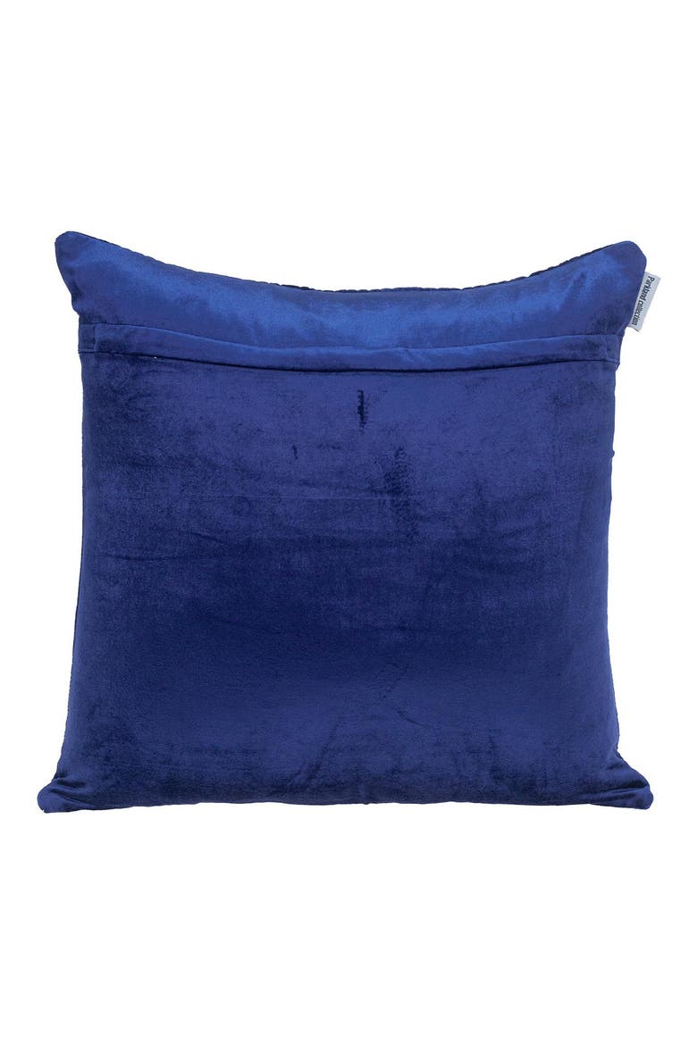 Iphis Topstitched Throw Pillow, Alternate, color, BLUE
