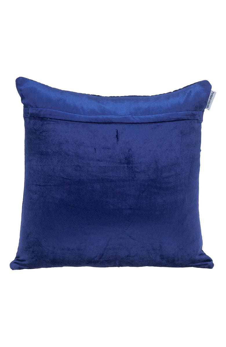 PARKLAND COLLECTION Iphis Topstitched Throw Pillow, Alternate, color, Blue