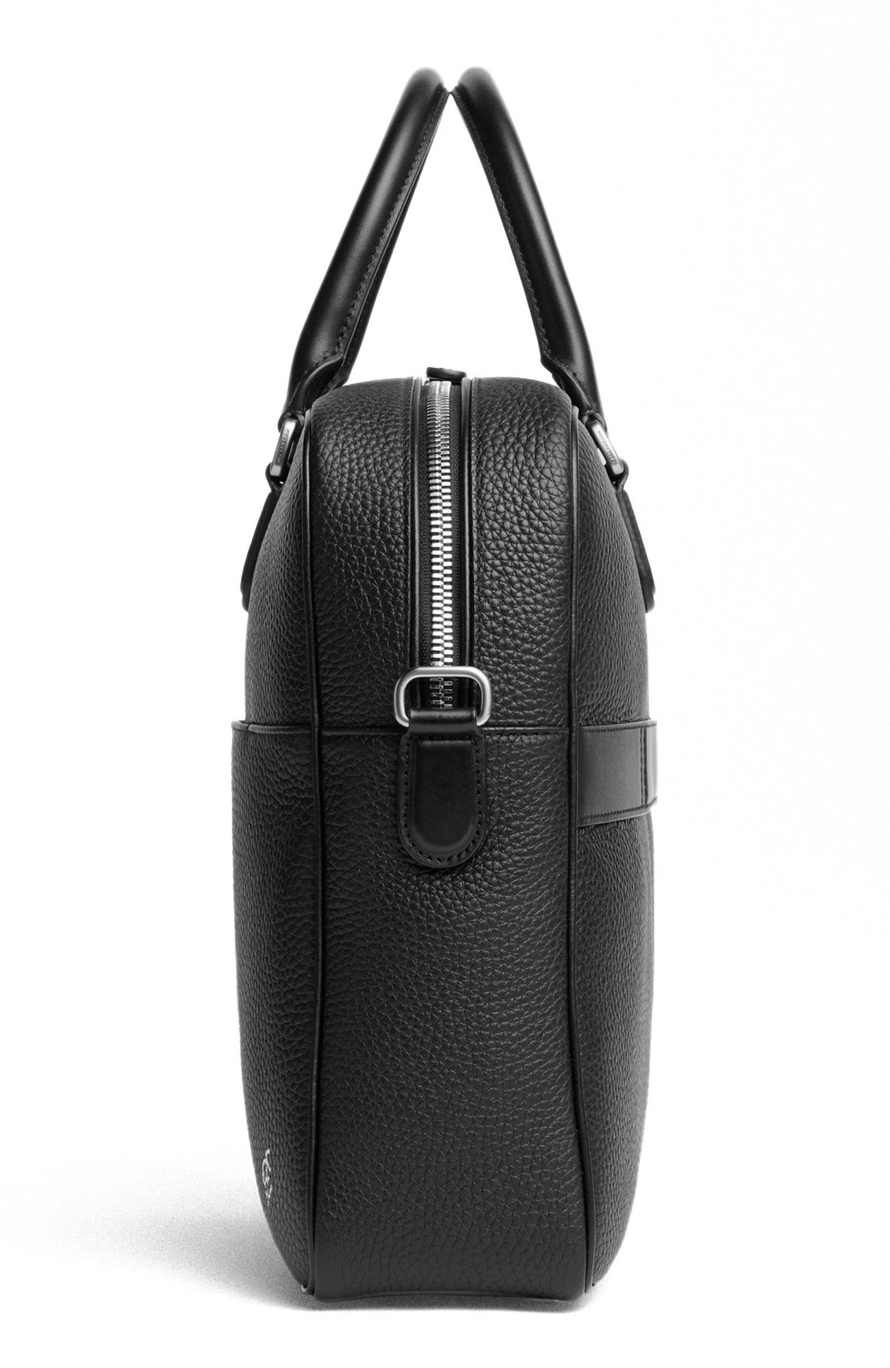 Dunloe Briefcase, Alternate, color, Black