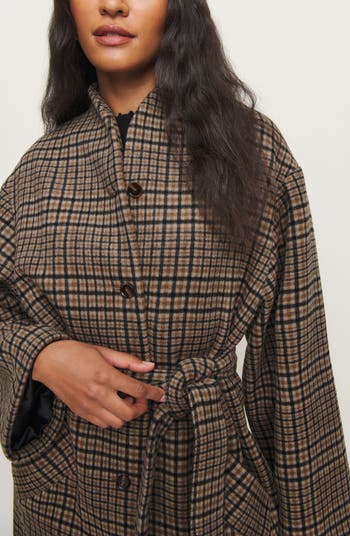 Reformation x Kacey Musgraves Cotswolds Plaid Wool Blend