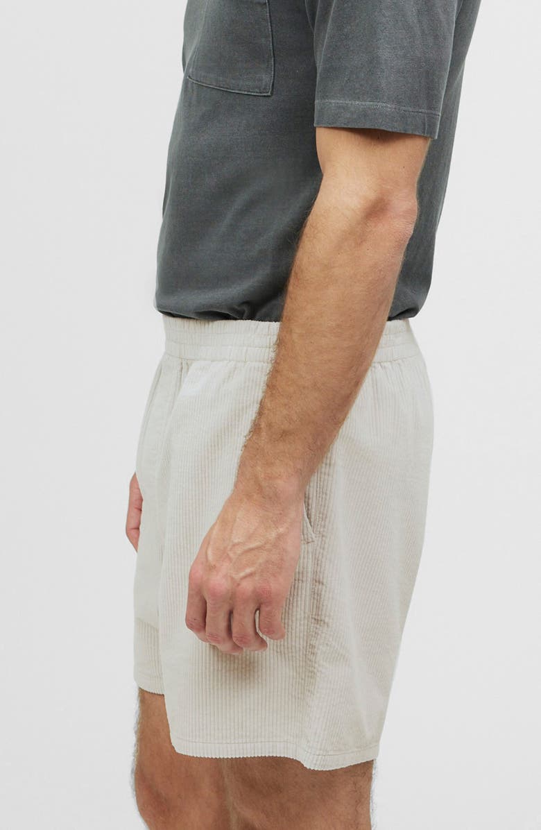 Madewell Corduroy Everywear Shorts, Alternate, color, Form Grey