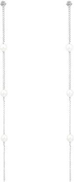 Bearfruit Jewelry Sterling Silver Infinite Pearl Earrings Dainty Statement Daily Wear