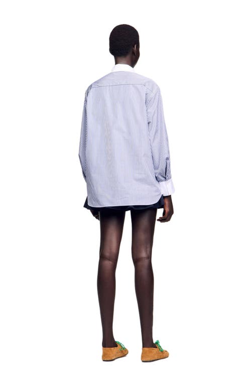 Sandro Striped Shirt In Multi