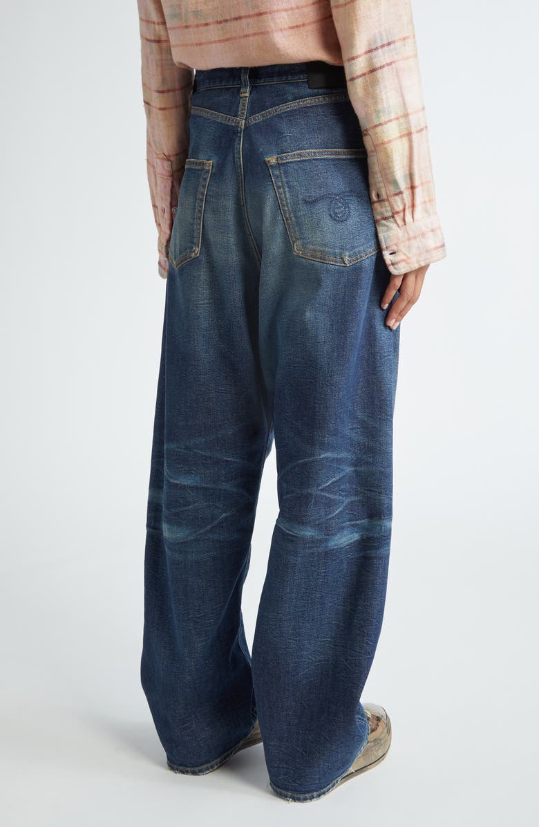 R13 Venti Baggy Jeans, Alternate, color, Ansel Blue