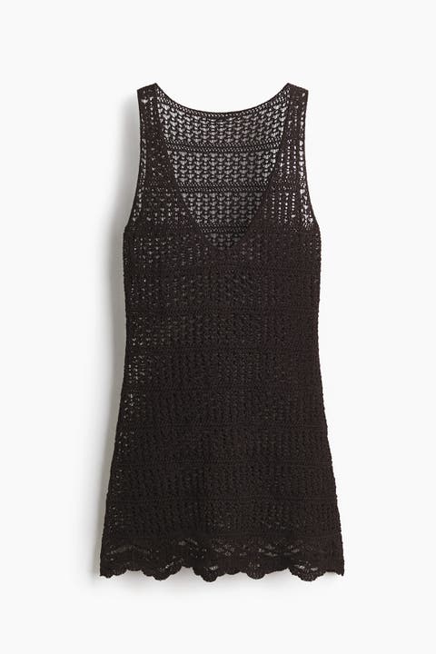 Hole-knit Beach Dress