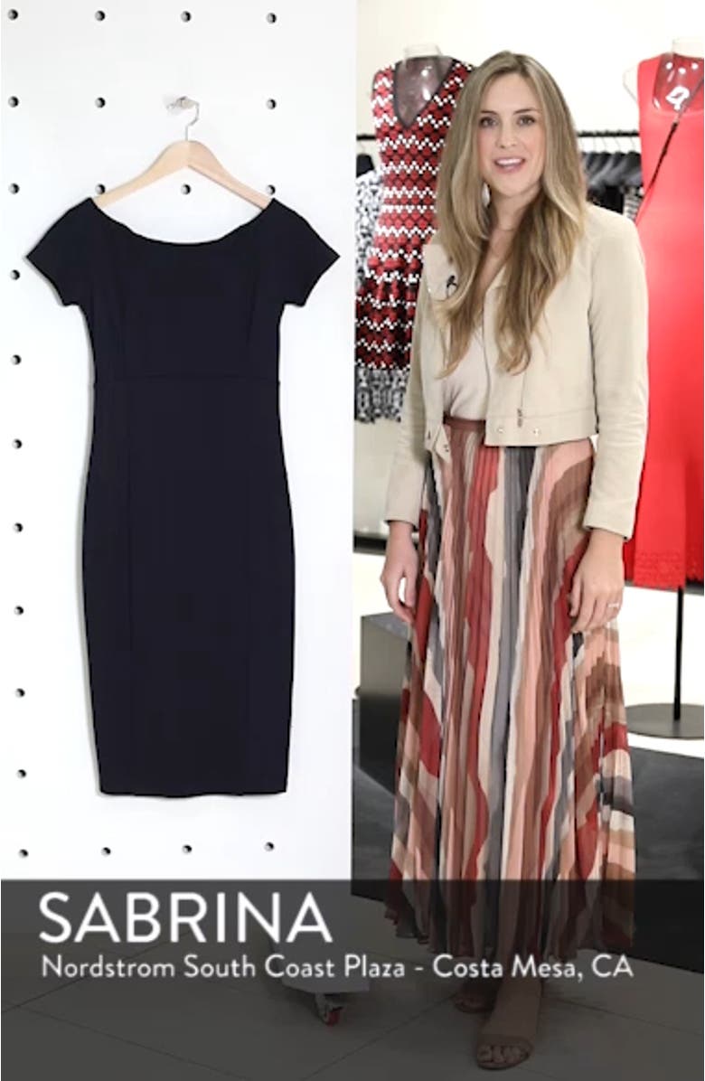 Off the Shoulder Sheath Dress, sales video thumbnail