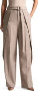 Manière De Voir Foldover Trousers with D-Ring Belt