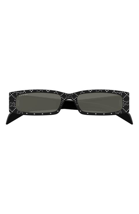 56mm Rectangular Sunglasses