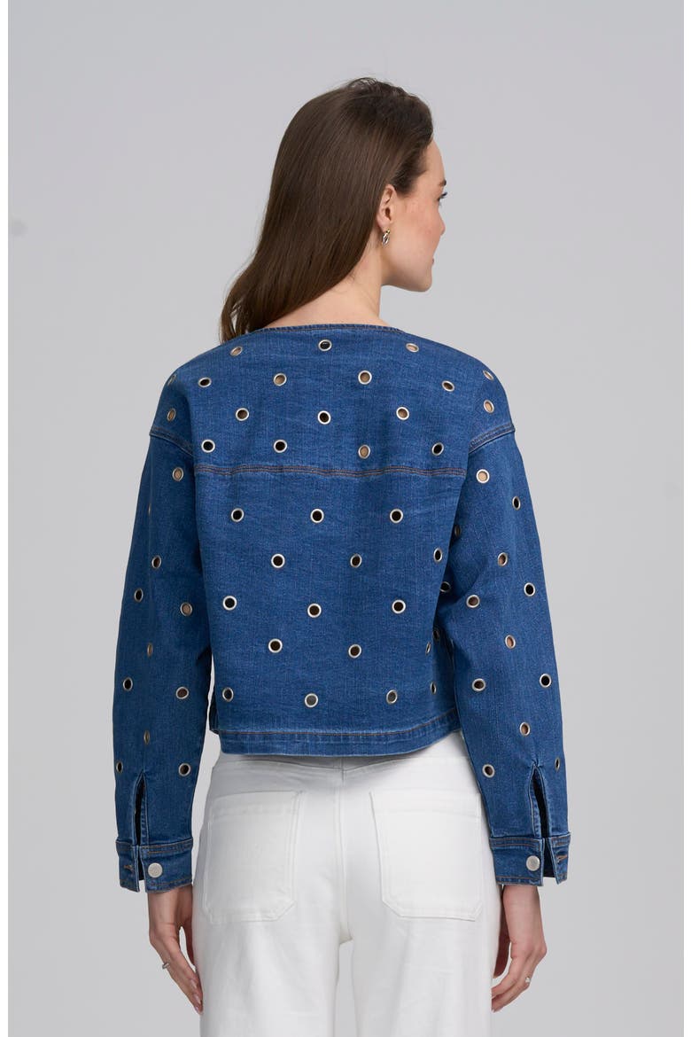 Grommet Jacket, Alternate, color, VINTAGE BLUE WASH