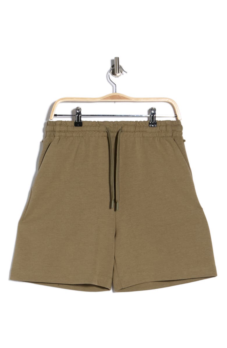 DENIM AND FLOWER Coord Shorts, Alternate, color, Mid Green