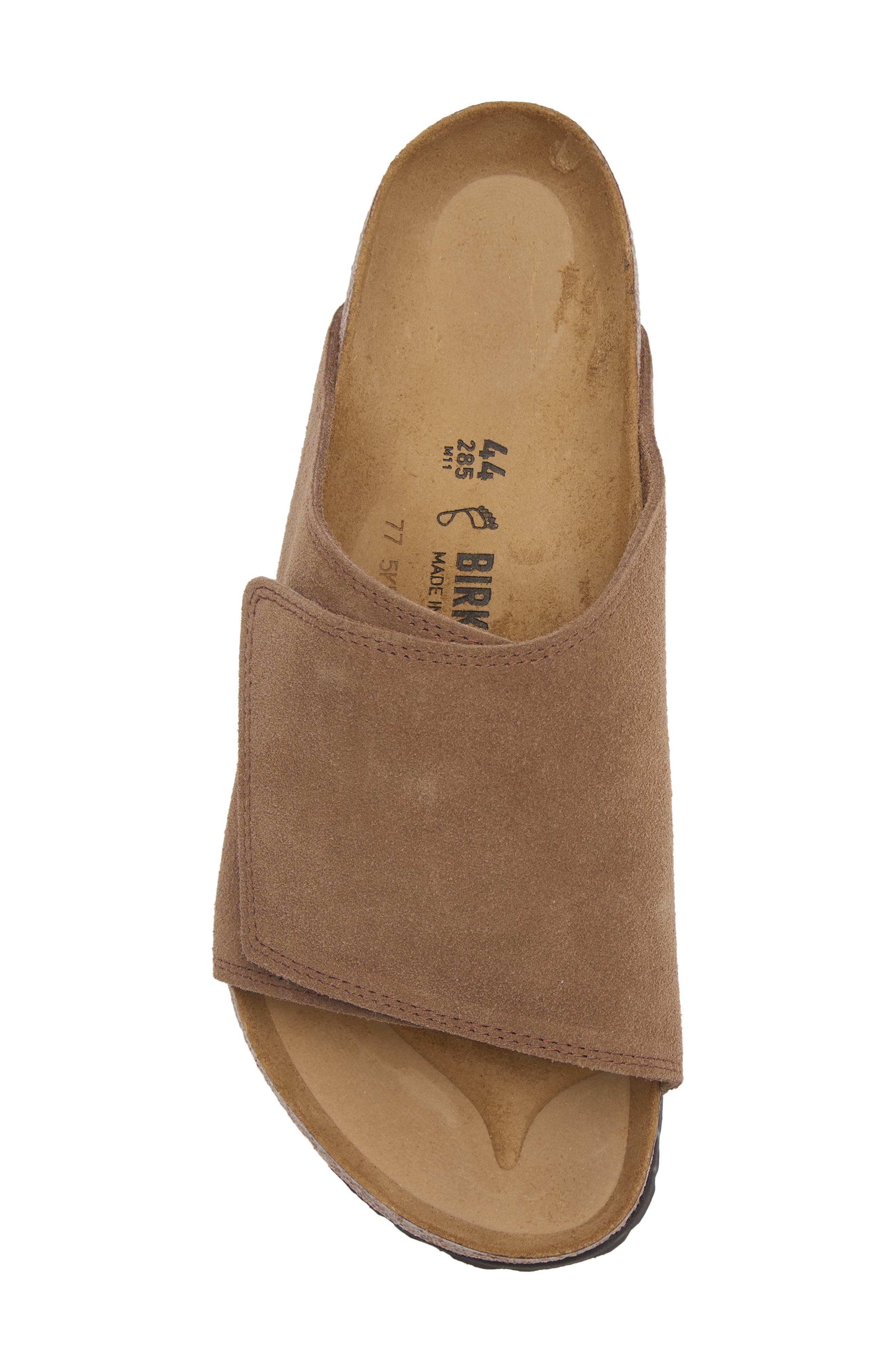 Birkenstock Solana Slide Sandal, Alternate, color, Dark Tea