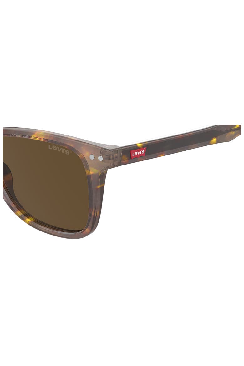 52mm Rectangular Sunglasses, Alternate, color, HAVANA / BROWN