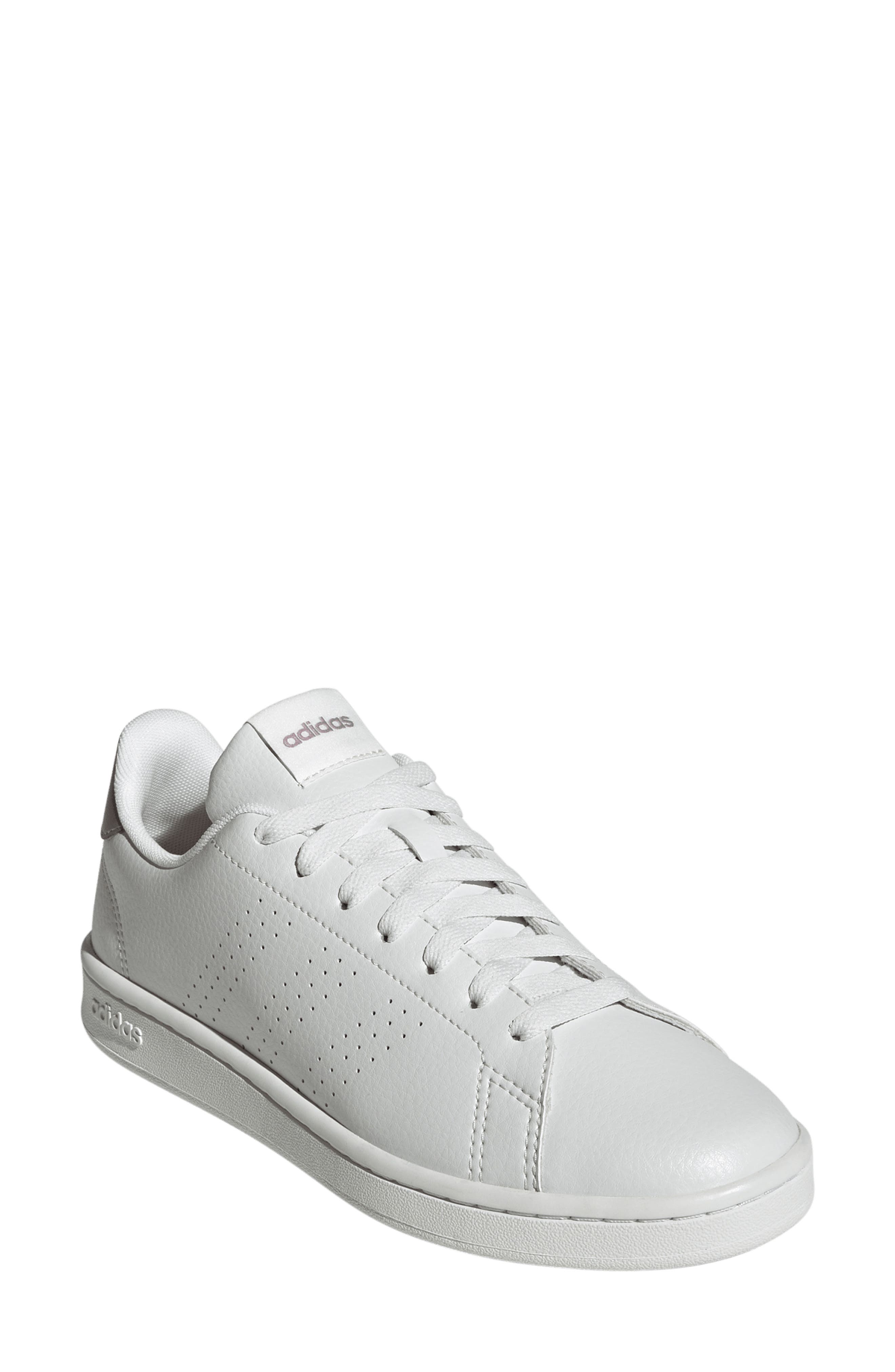 adidas Advantage Perforated Stripe Sneaker, Main, color, 