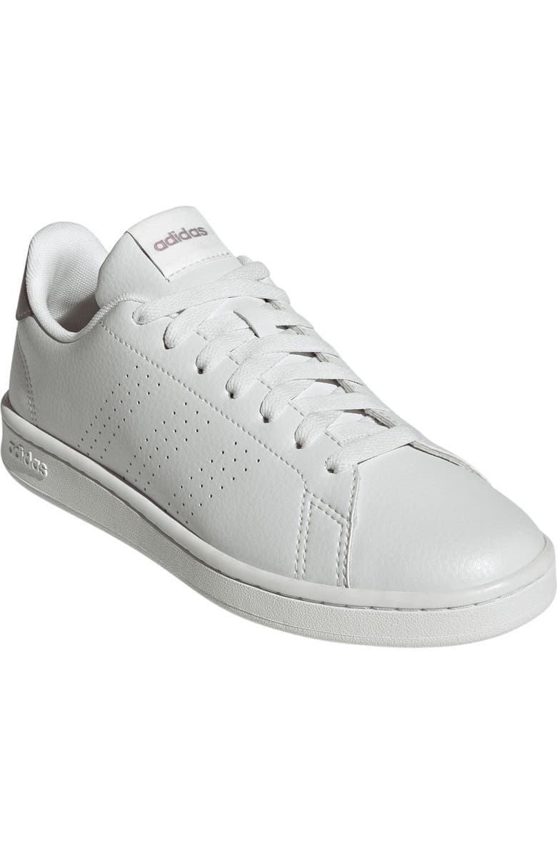 adidas Advantage Perforated Stripe Sneaker, Main, color,