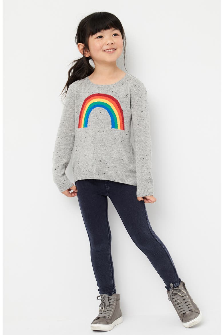 Icon Sweater, Alternate, color, GREY MEDIUM HEATHER RAINBOW