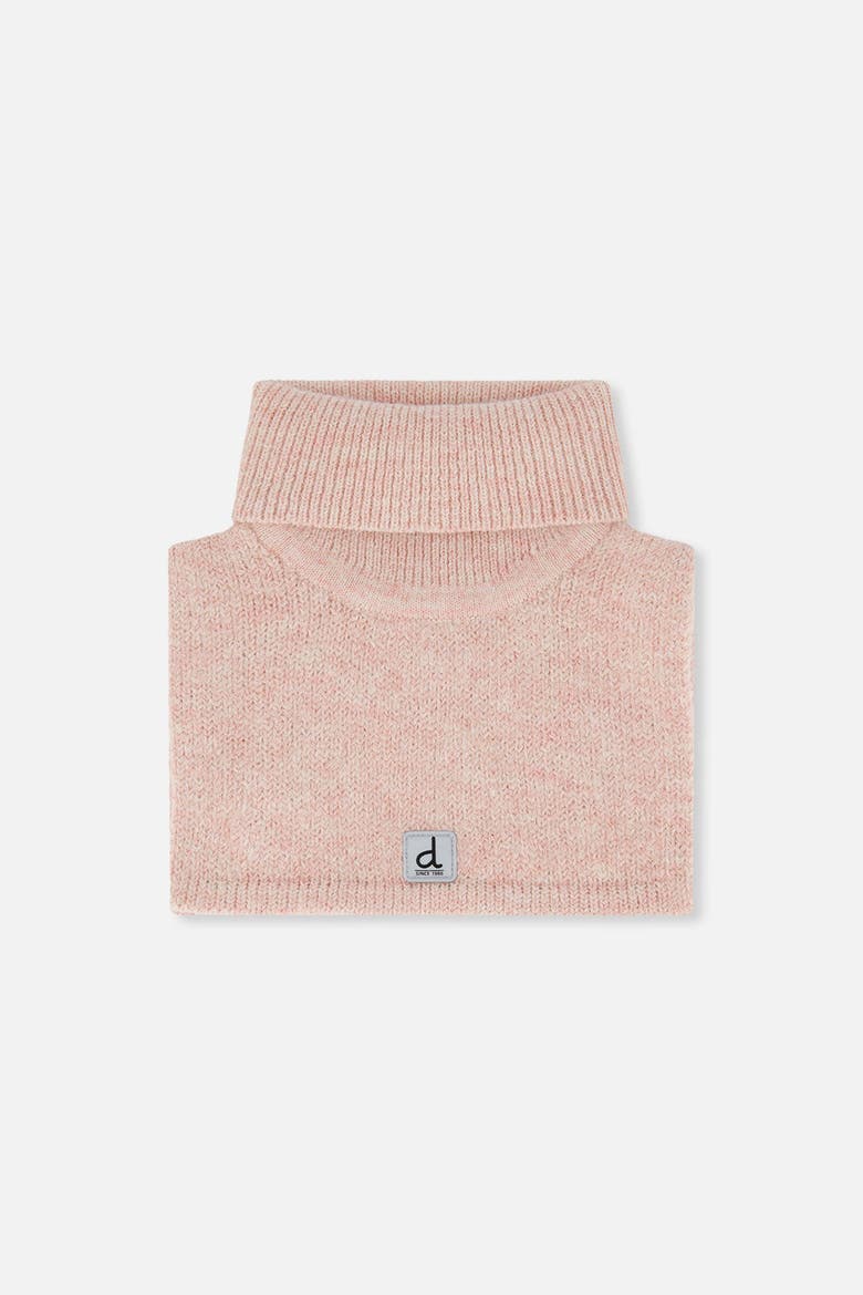 Knit Fleece Foldover Turtle Neckwarmer, Main, color, Pale Dusty Pink