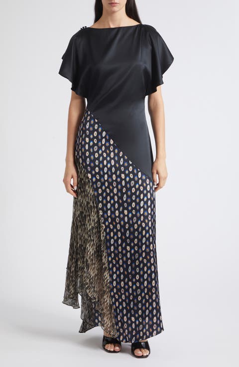 Fawn Stretch Silk Dress
