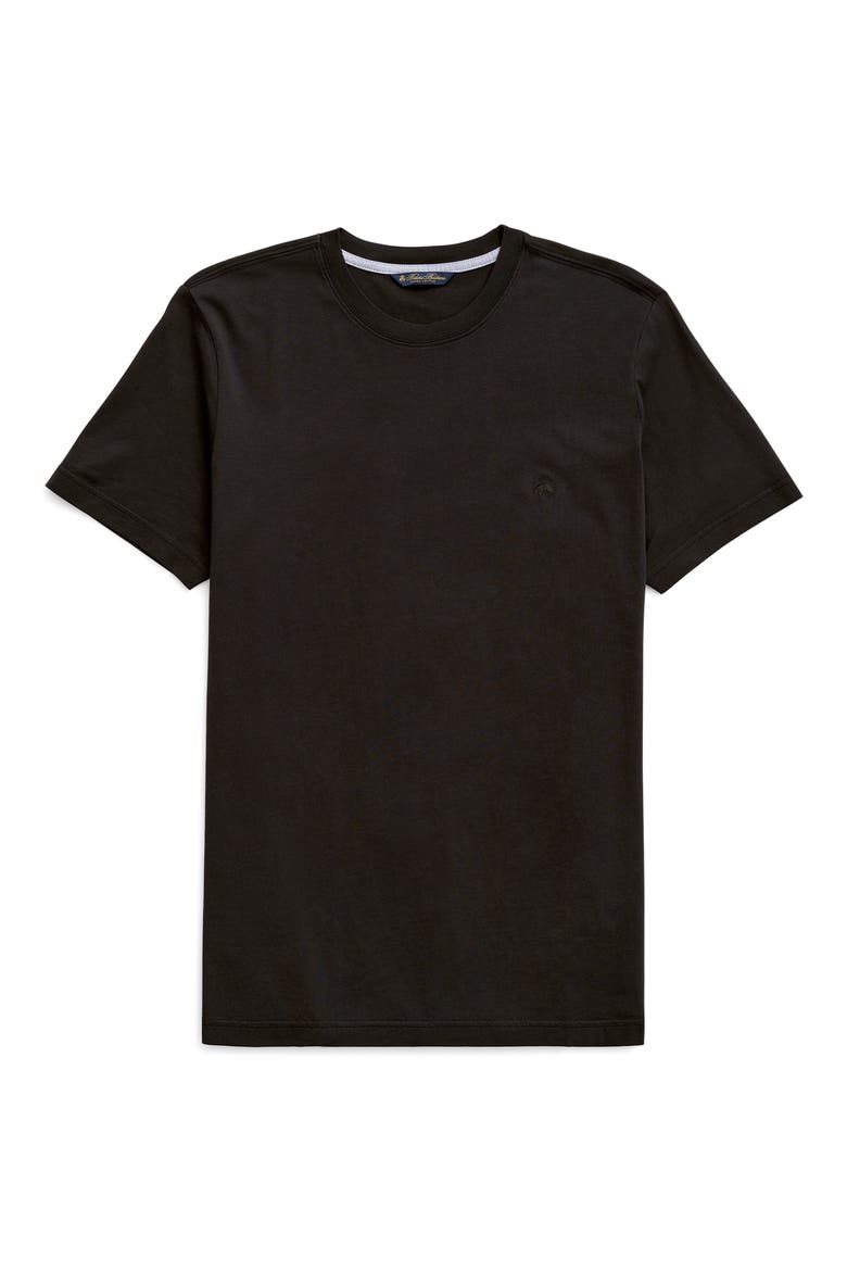 Solid Cotton T-Shirt, Main, color, CAVIAR