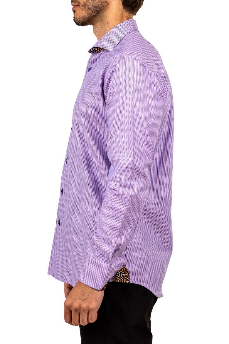 Einstein Ascension Contemporary Fit Button-Up Shirt, Alternate, color, PINK