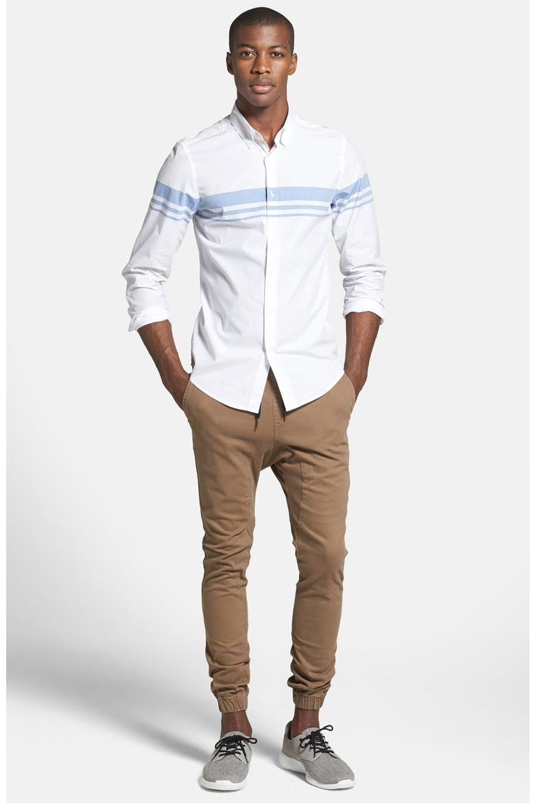 'Sureshot' Twill Jogger Pants, Alternate, color, CINNAMON