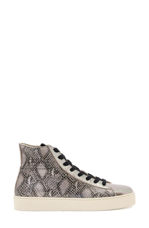 Allsaints Tana Metallic High Top Sneaker In Multi