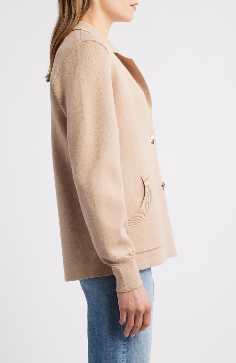 CITY BLUES Sweater Blazer, Alternate, color, Champagne